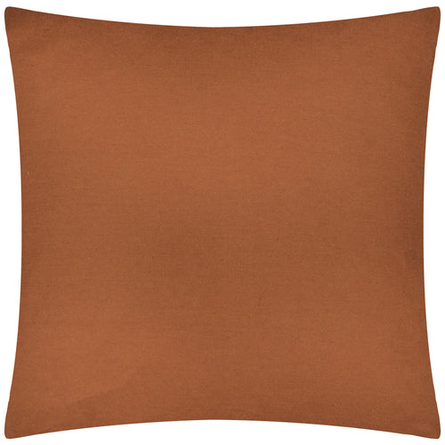 Abstract Orange Cushions - Brooke Embroidered Cotton Cushion Cover Copper HÖEM