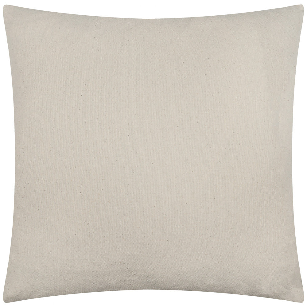 Brooke Embroidered Cotton Cushion Mono