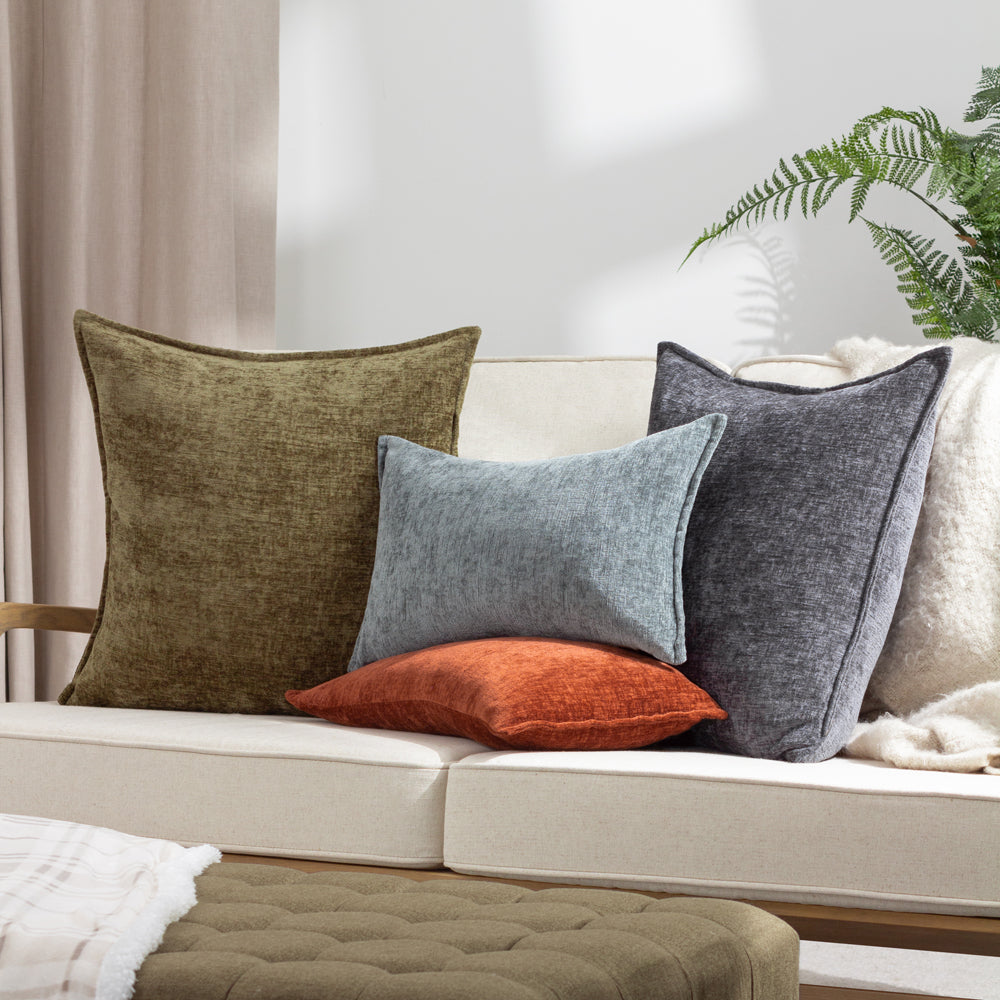 Buxton Rectangular Cushion Blue