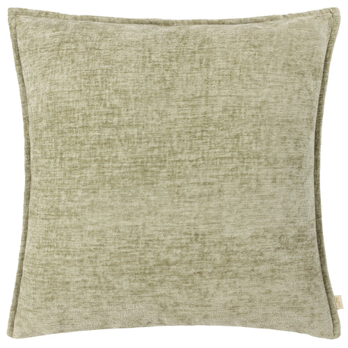 Plain Green Cushions - Buxton  Cushion Cover Eucalyptus Evans Lichfield