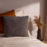 Yard Cabu Textured Boucle Cushion Cover in Storm Grey