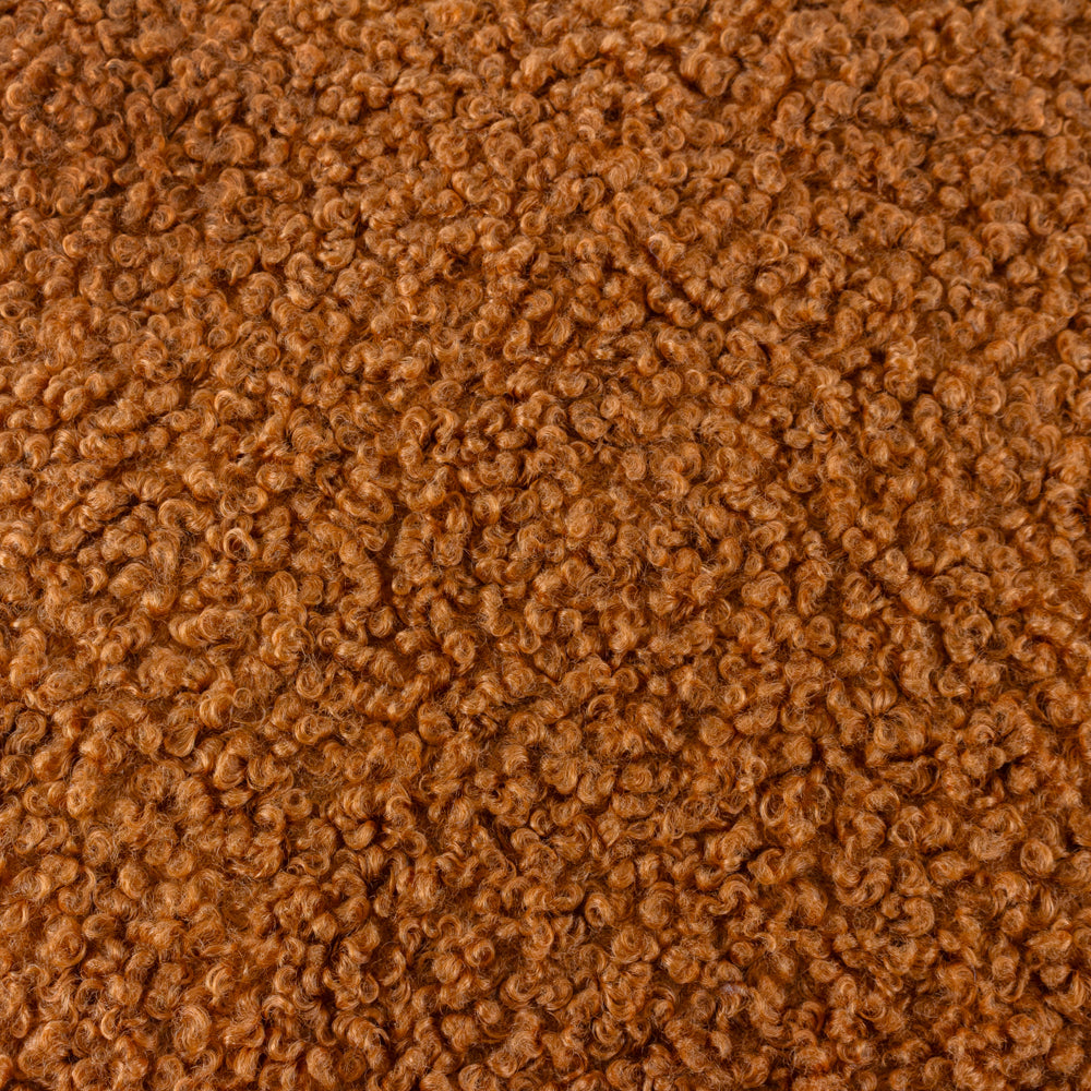 Cabu Chunky Boucle Cushion Ginger