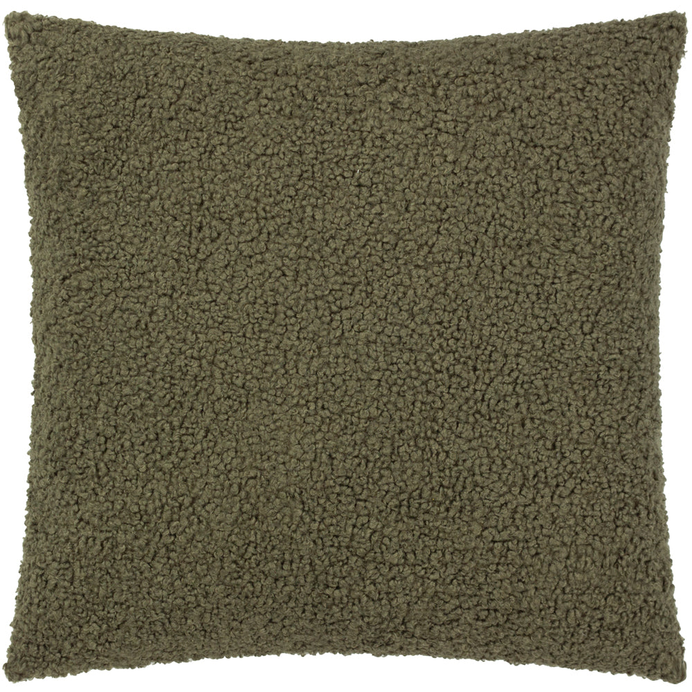 Cabu Chunky Boucle Cushion Khaki