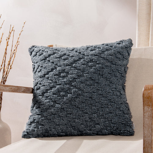 Geometric Blue Cushions - Calvay  Cushion Cover Dusk Yard