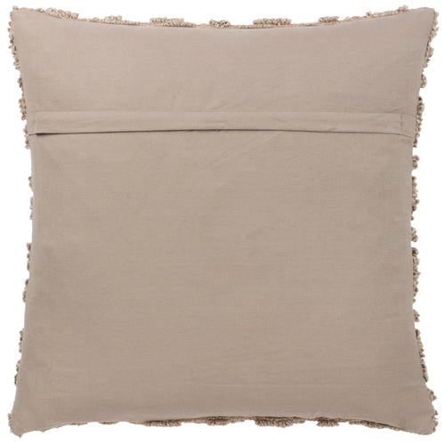 Geometric Beige Cushions - Calvay  Cushion Cover Taupe Yard