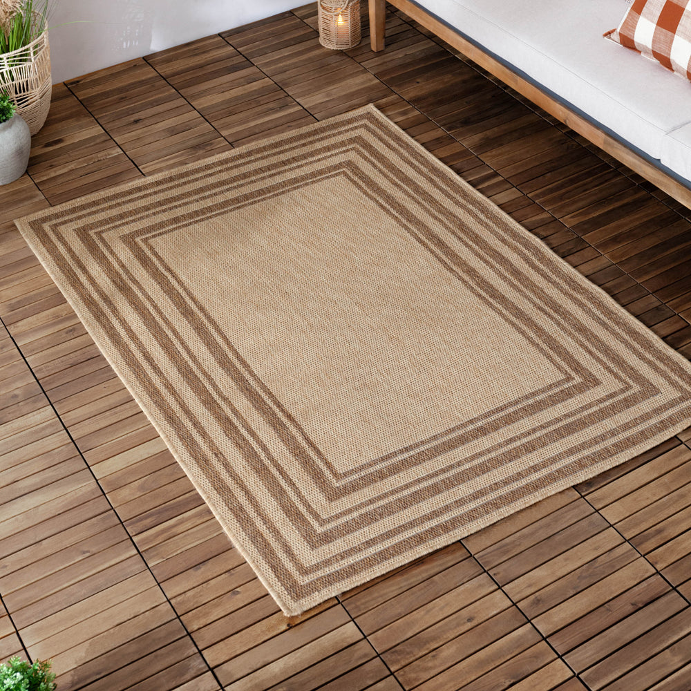 Camber Jute Effect Indoor/Outdoor Rug Natural