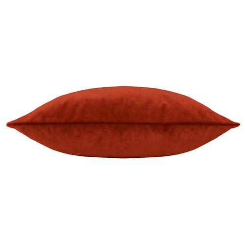 Plain Red Cushions - Camden Micro-Cord Corduroy Cushion Cover Burnt Brick furn.