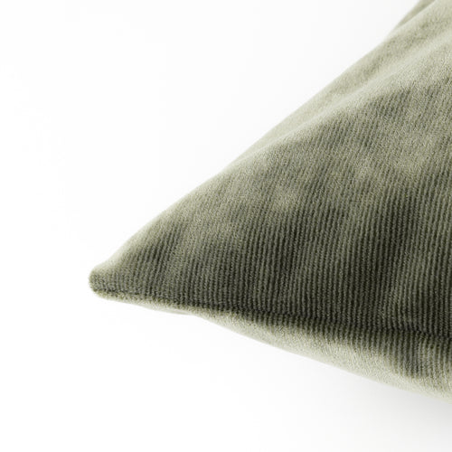Plain Green Cushions - Camden Micro-Cord Corduroy Cushion Cover Khaki furn.