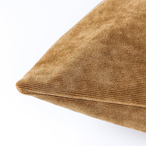 Plain Brown Cushions - Camden Micro-Cord Corduroy Cushion Cover Tan furn.