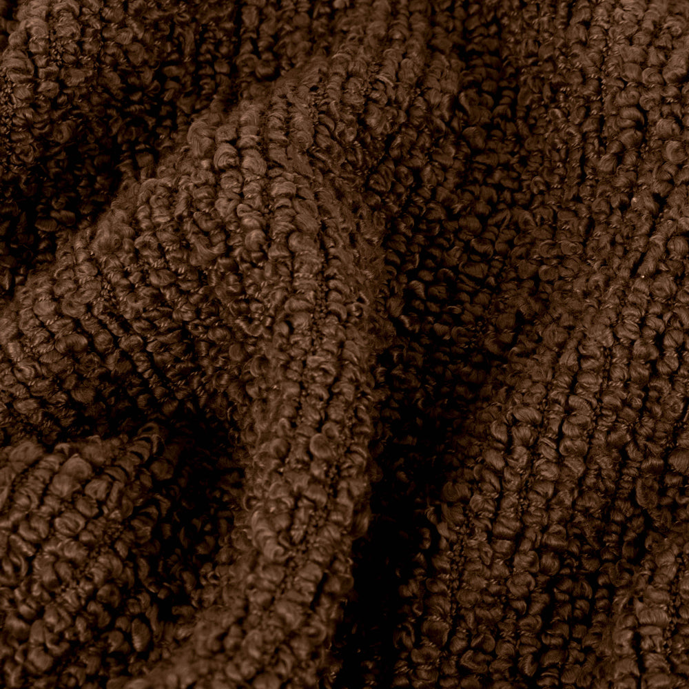 Candar Textured Boucle Throw Cocoa
