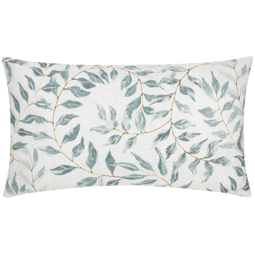 Floral White Cushions - Canina Rectangular Outdoor Floral Cushion Cover Off White Evans Lichfield
