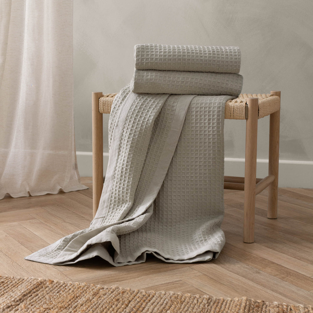 Plain Beige Throws - Canopy Oversized Throw Stone/Natural Yard