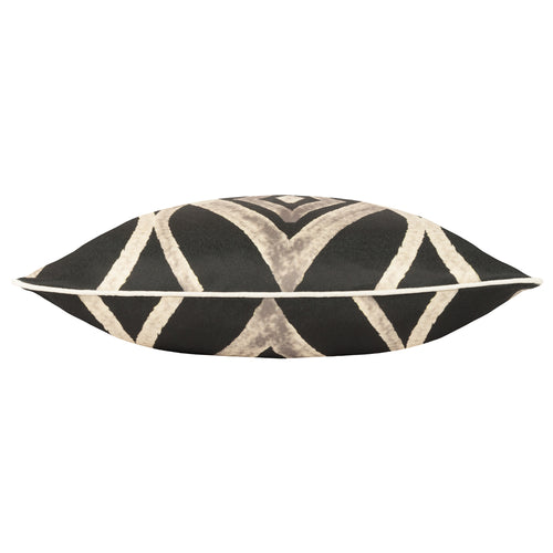 Abstract Black Cushions - Cape Ikat  Cushion Cover Black Wylder