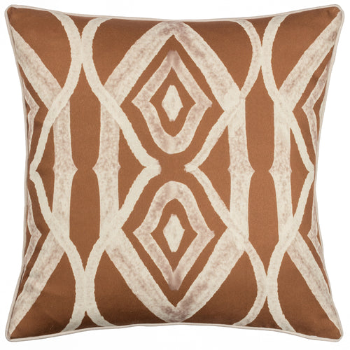 Wylder Cape Ikat Cushion Cover in Rust