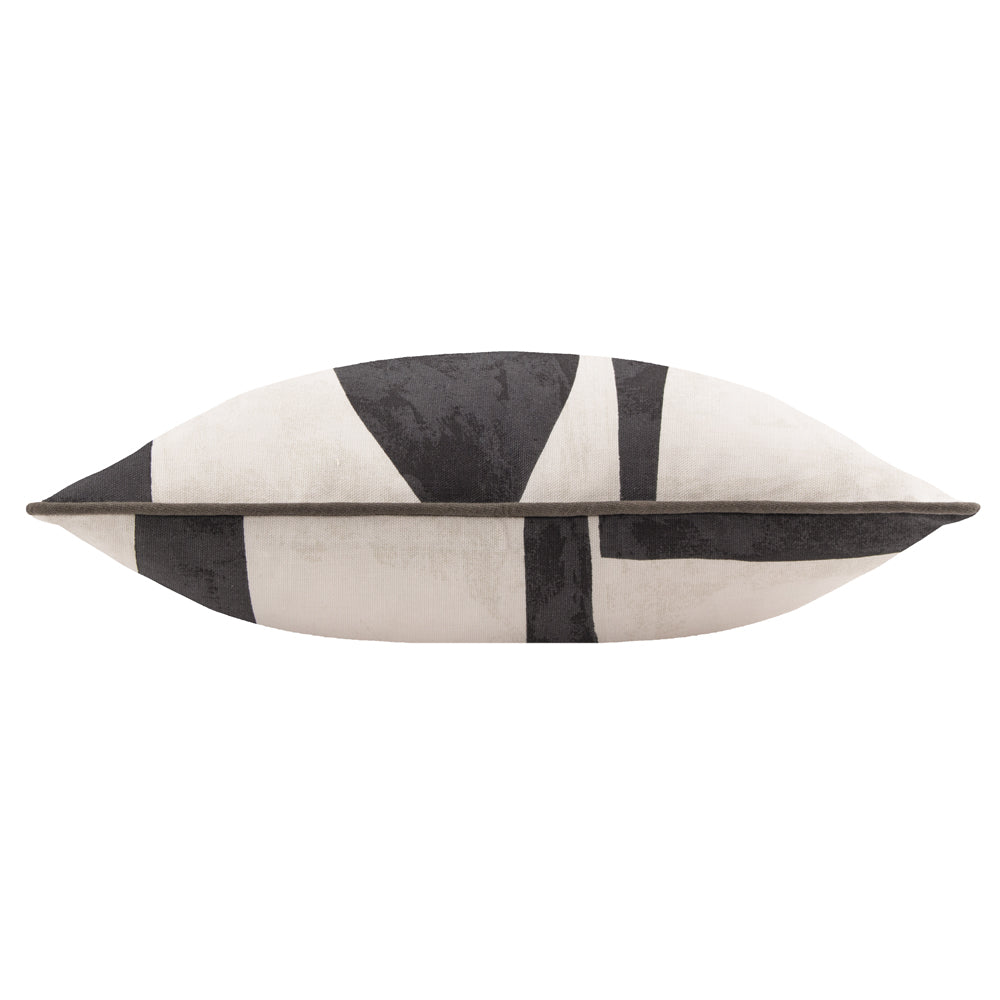 Carro Abstract Piped Cushion Dusk
