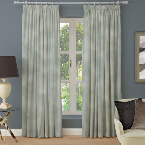 Plain Green M2M - Castello Seal Made to Measure Curtains Paoletti