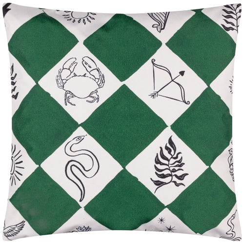 Check Green Cushions - Checkerboard Outdoor Cushion Cover Green furn.