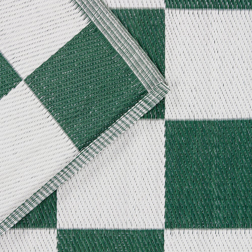 Check Green Rugs - Checkerboard 120x180cm Outdoor 100% Recycled Rug Green furn.