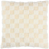 Heya Home Check It Boucle Fleece Cushion Cover in Dreamy Cream