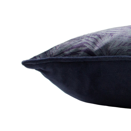 Animal Blue Cushions - Cheetah Forest Velvet Cushion Cover Navy Paoletti