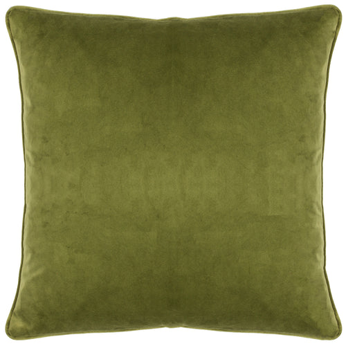 Floral Green Cushions - Chatsworth Heirloom Piped Cushion Cover Olive Evans Lichfield
