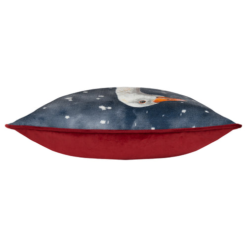 Animal Blue Cushions - Christmas Goose Cushion Cover Navy Evans Lichfield