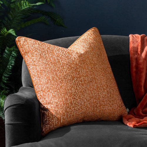Abstract Orange Cushions - Cirro  Cushion Cover Orange Wylder
