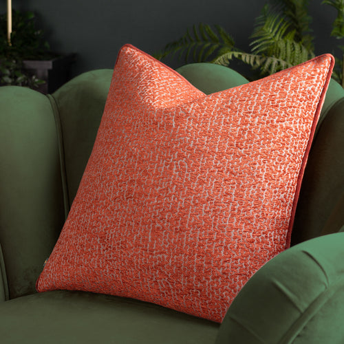 Abstract Red Cushions - Cirro  Cushion Cover Rust Wylder