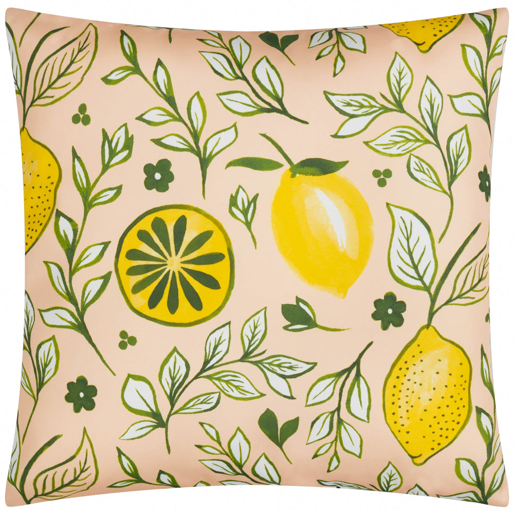 Citronello Printed Outdoor Cushion Peach