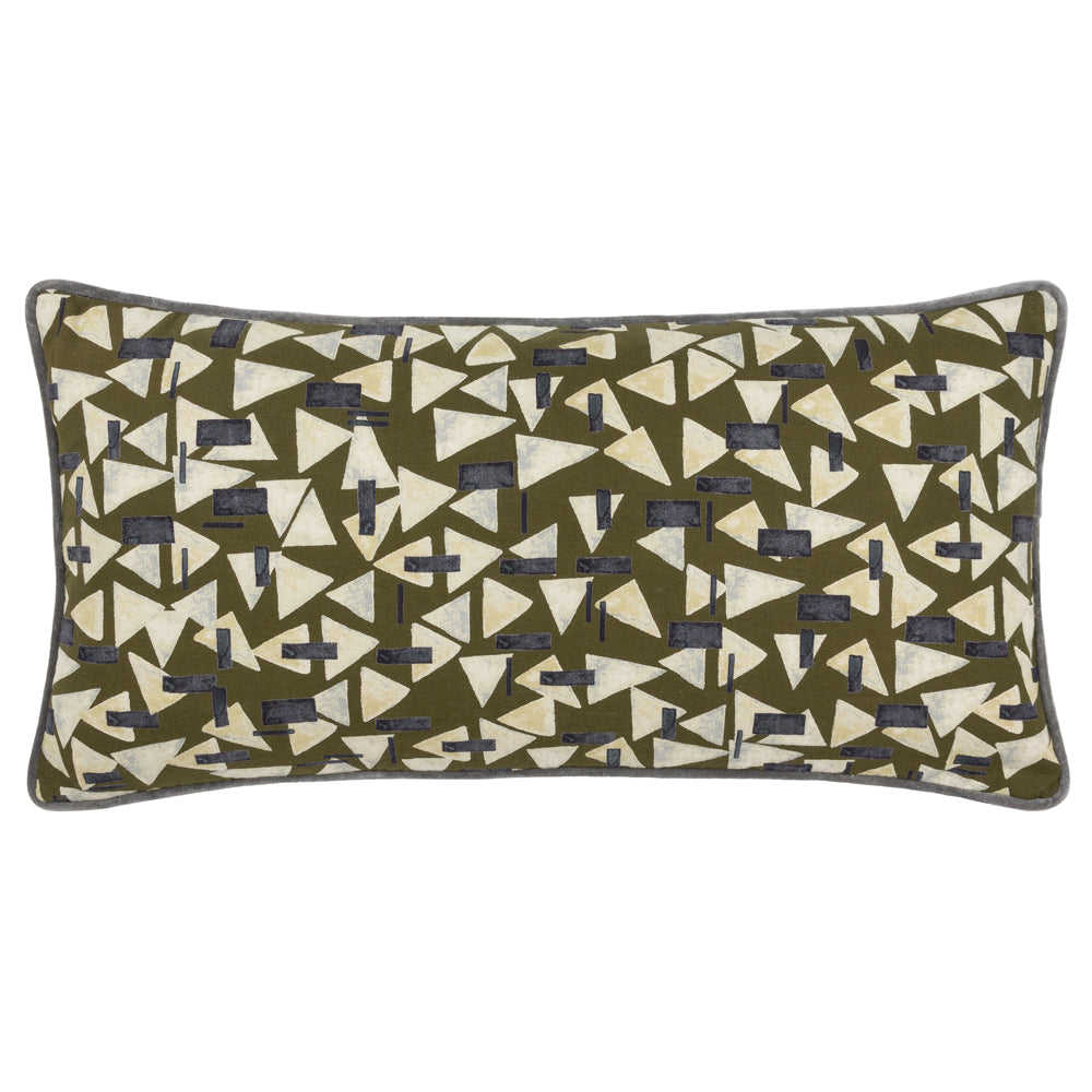 City Rectangular Cushion Khaki