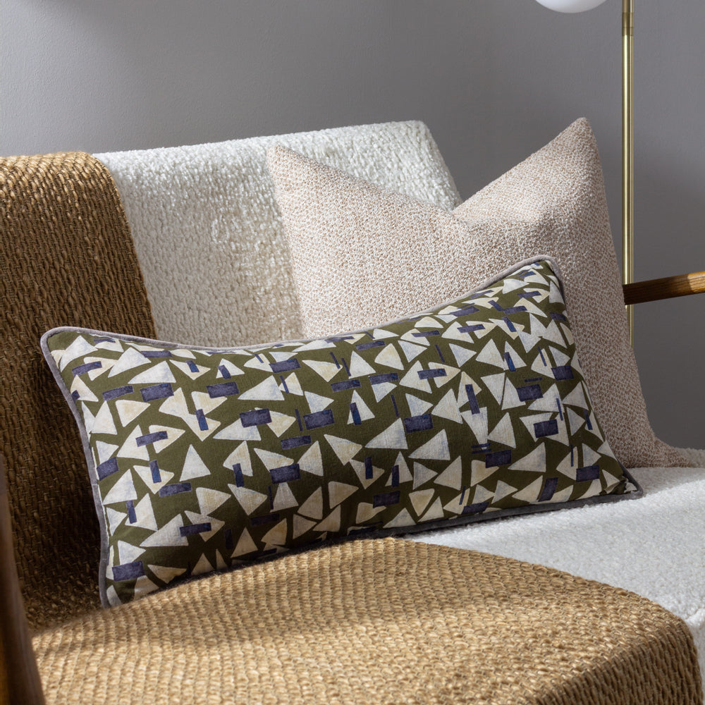 City Rectangular Cushion Khaki