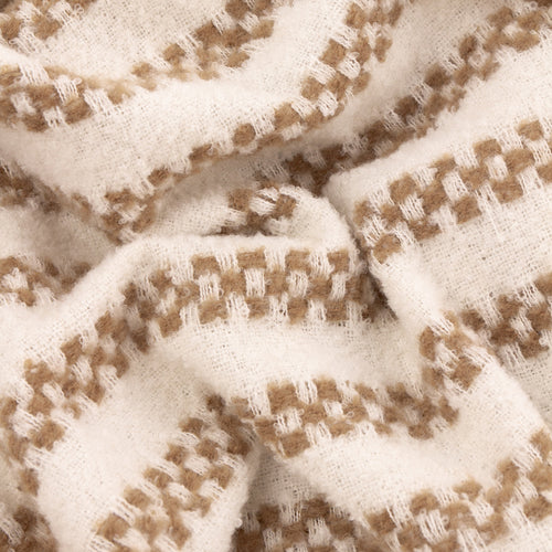Clyne Tasselled Throw Brown