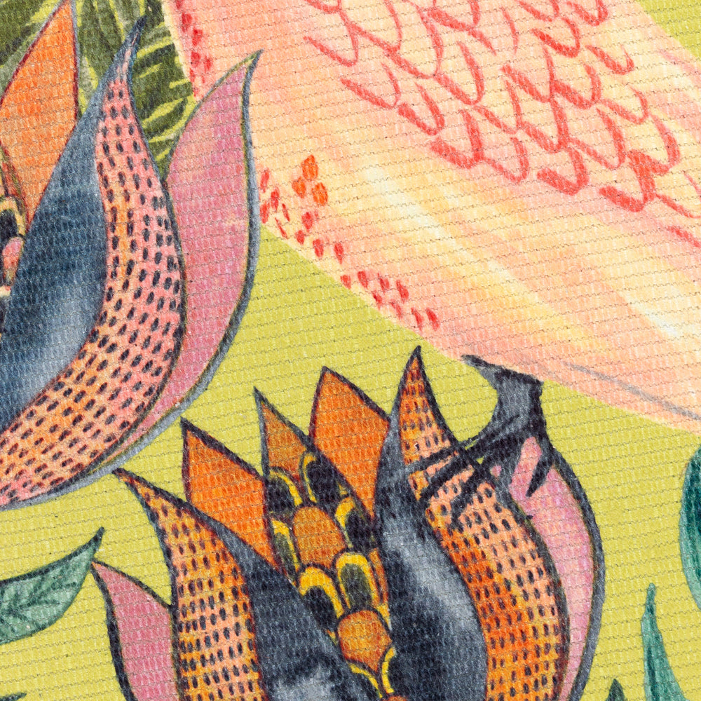 Cockatoo Outdoor Washable Rug Orange