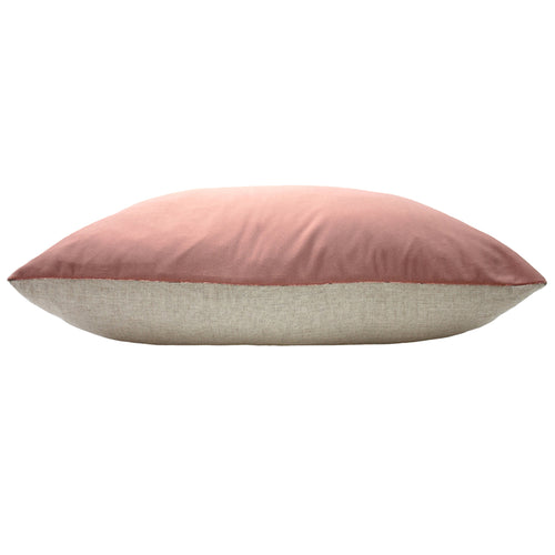 Plain Pink Cushions - Contra Velvet Cushion Cover Blush furn.