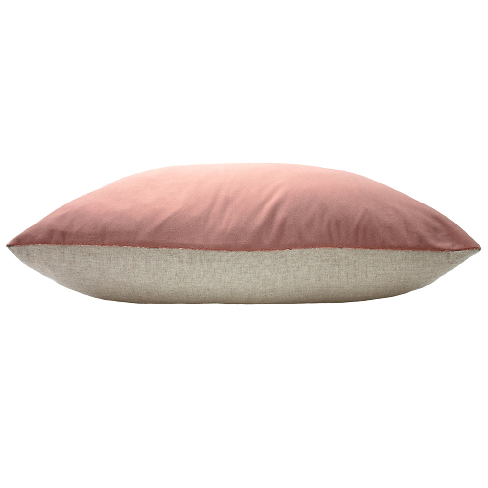 Contra Velvet Cushion Blush