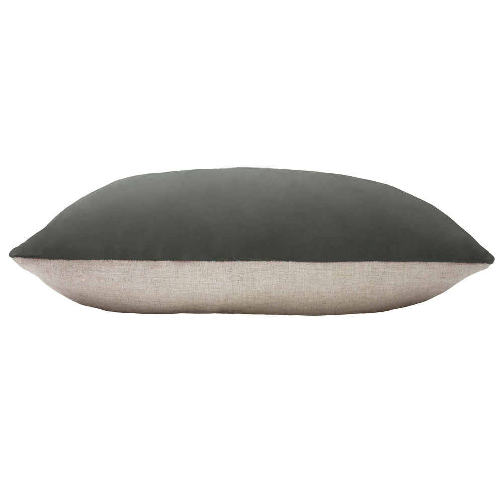 Contra Velvet Cushion Steel
