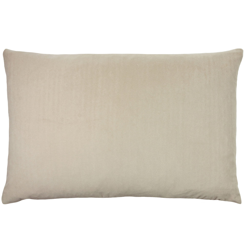 Contra Velvet Cushion Natural