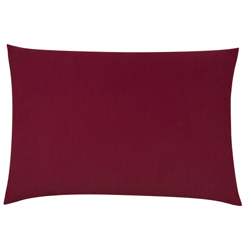 Plain Red Cushions - Contra Velvet Cushion Cover Oxblood furn.