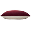 furn. Contra Velvet Cushion Cover in Oxblood