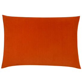 furn. Contra Velvet Cushion Cover in Tangerine