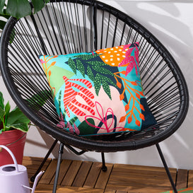 furn. Coralina Outdoor Cushion Cover in Aqua/Pink