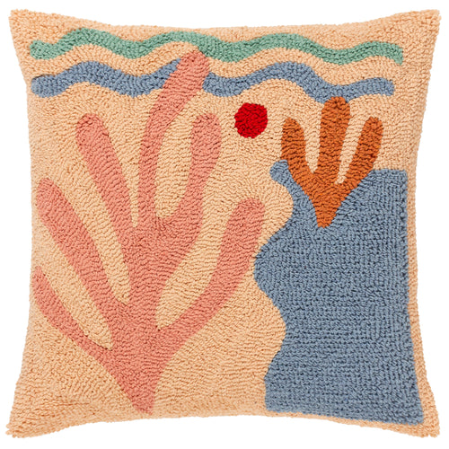 Abstract Orange Cushions - Corals Knitted Cushion Cover Just Peachy heya home