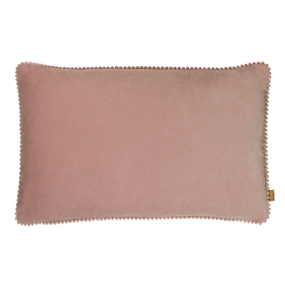 Cosmo Pink Rectangular Velvet Cushion Cover Blush furn. furn