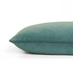 furn. Cosmo Rectangular Velvet Cushion Cover in Blue