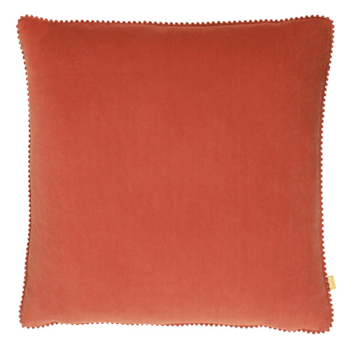 Plain Red Cushions - Cosmo Velvet Cushion Cover Brick furn.