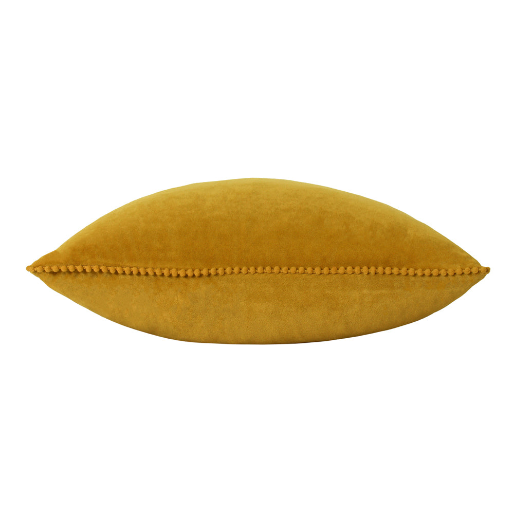 Cosmo Velvet Cushion Ochre