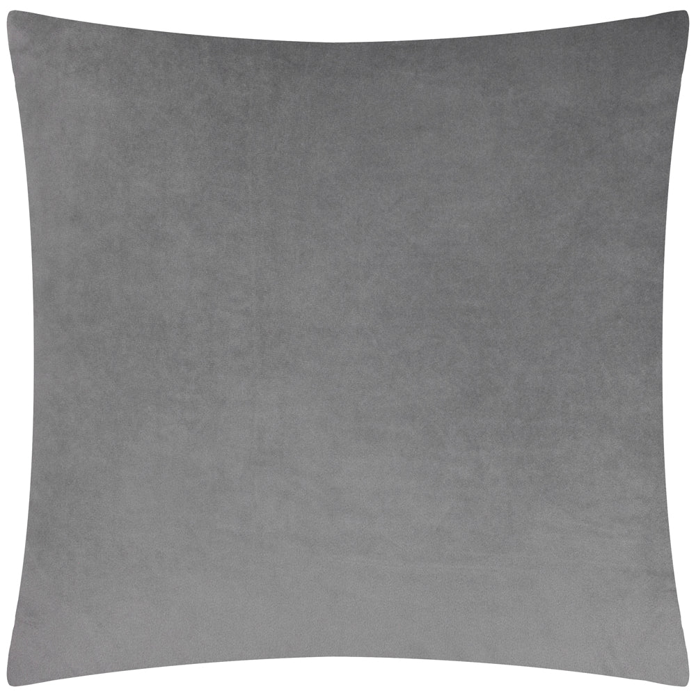 Croft Twill Woven Cushion Charcoal