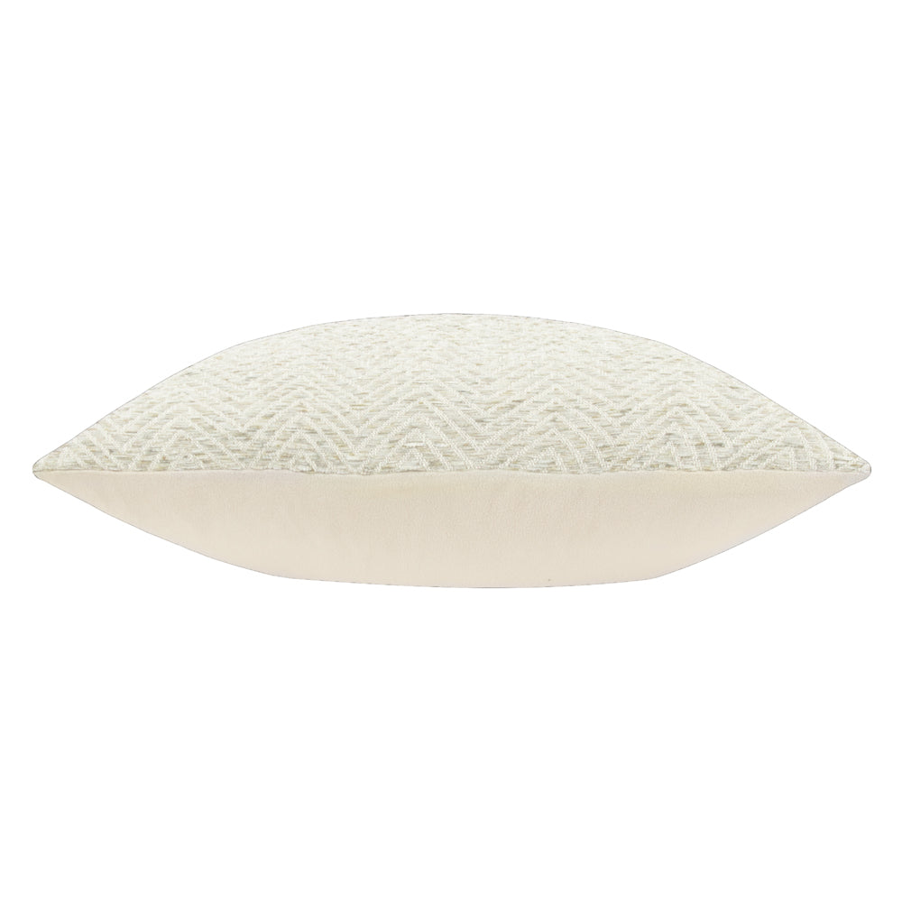 Croft Twill Woven Cushion Natural