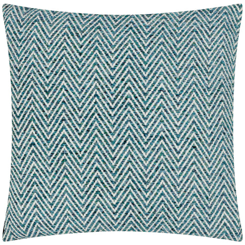  Blue Cushions - Croft Twill Woven Cushion Cover Teal Wylder