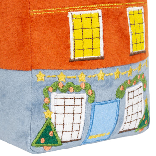 Abstract Multi Accessories - Christmas Spirit House Festive Door Stop Multicolour furn.